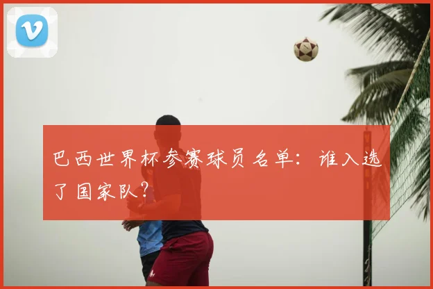 巴西世界杯参赛球员名单:谁入选了国家队?